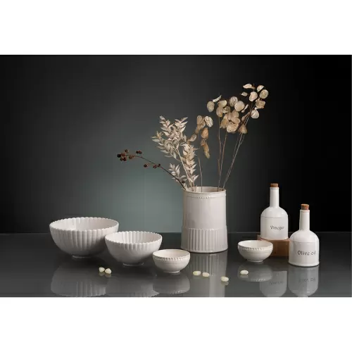 Салатник белого цвета из коллекции kitchen spirit, 20см