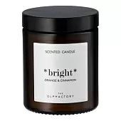 Свеча ароматическая the olphactory, bright, orange&cinnamon, 30 ч