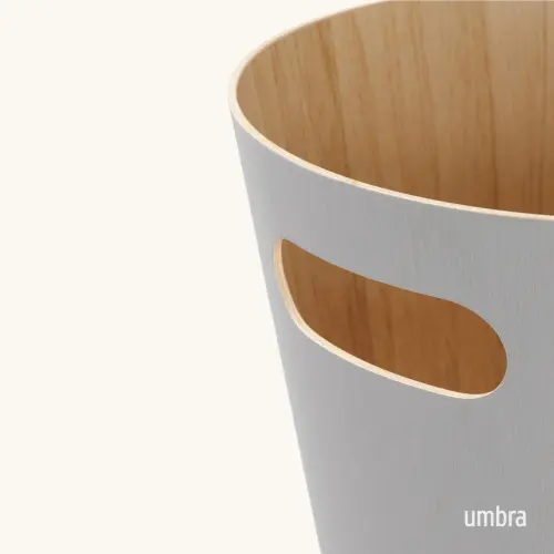 Корзина для мусора Umbra Woodrow, серая