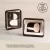 Стильная двусторонняя фоторамка Umbra Bellwood 20х25 см, темное дерево Стильная двусторонняя фоторамка Umbra Bellwood 20х25 см, темное дерево