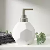 Дозатор для жидкого мыла Geometrika 350 мл, белый