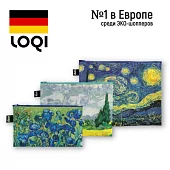 Набор дорожных косметичек LOQI VINCENT VAN GOGH The Starry Night, A Wheatfield With Cypresses & Irises