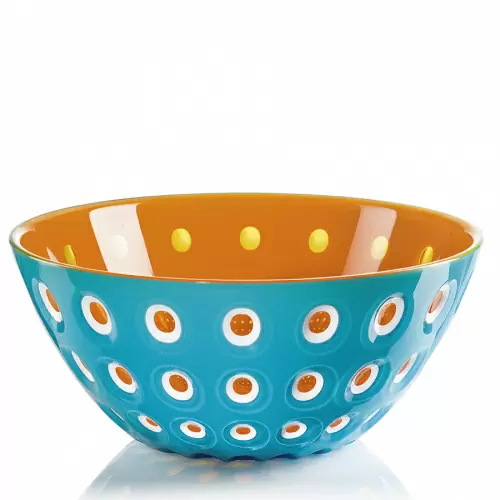 Салатница Guzzini Le Murrine 25 см, бирюзовая