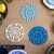 Подставка под горячее 3в1 Peleg Design TriveTile, белый/синий