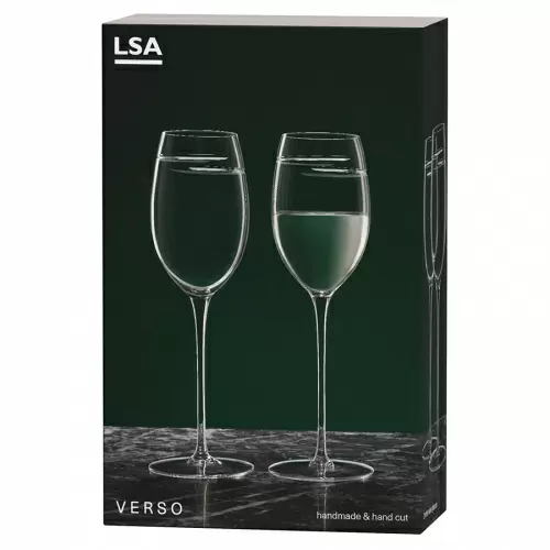 Набор бокалов для белого вина LSA International Signature Verso 340 мл, 2 шт