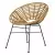 Стул vetle round, ротанг