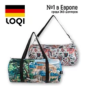 Двусторонняя сумка LOQI MAD Landscape & Indian Weekender