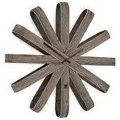 Часы настенные Umbra Ribbonwood, состаренный орех