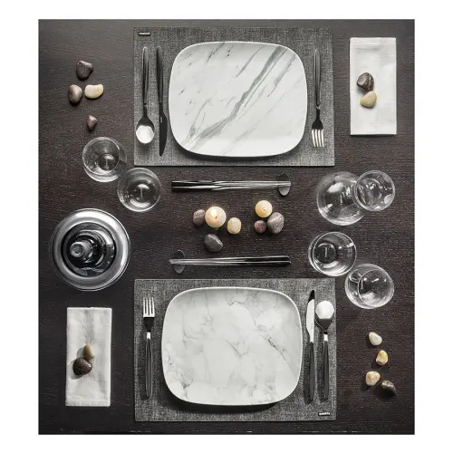 Набор из 24 столовых приборов Guzzini Cutlery My Fusion, черный