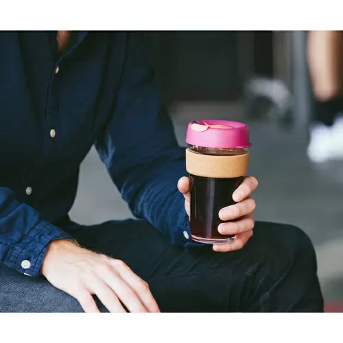 Кружка keepcup brew cork l 454 мл black