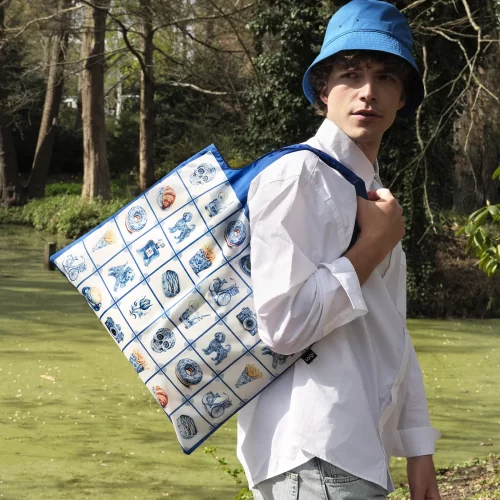Складная сумка LOQI DELFT Heritage