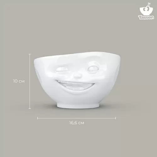 Чаша Tassen Winking, 500 мл белая
