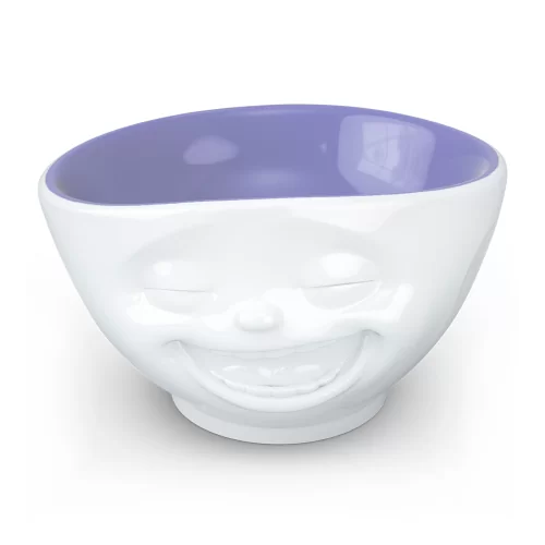 Чаша Tassen Laughing, 500 мл, белая/лавандовая
