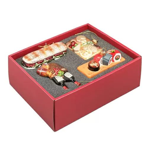 Набор ёлочных украшений christmas feast коллекции new year essential