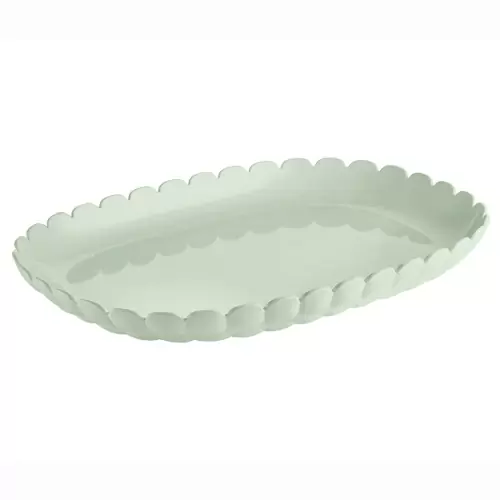 Поднос сервировочный Guzzini Tiffany, 45х31 см, зеленый