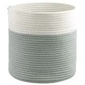 Корзина для хранения Bergenson Bjorn Ciary, D30х30 см, бежевая/оливковая