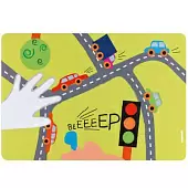 Коврик сервировочный детский Guzzini On the road, зеленый