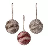 Набор елочных украшений rustic diamonds из коллекции new year essential, 3 шт.