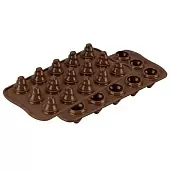 Форма Silikomart для приготовления конфет Choco Trees силиконовая