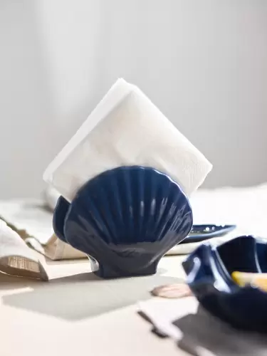 Салфетница pearl синего цвета из коллекции sea treasures