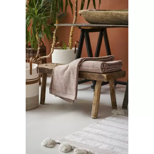 Полотенце для рук коричневого цвета из коллекции Tkano Essential, 50х90 см