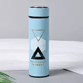 Термос ILikeGift  Enjoy every moment, голубой