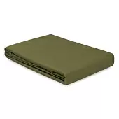 Простыня из сатина из коллекции meditation, olive, 240х270 см
