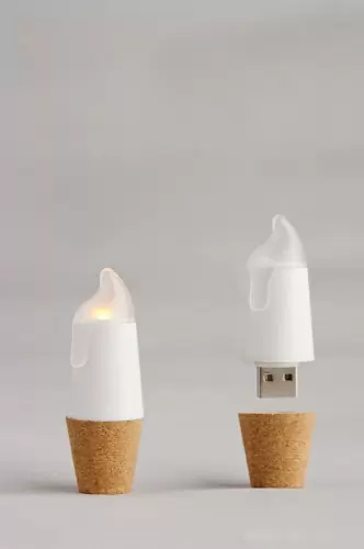 Пробка для бутылки bottlelight с подсветкой и usb