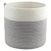 Корзина для хранения Bergenson Bjorn Ciary, D30х30 см, бежевая/серая
