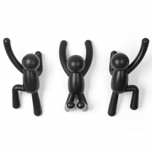 Вешалки-крючки Umbra Buddy, черные