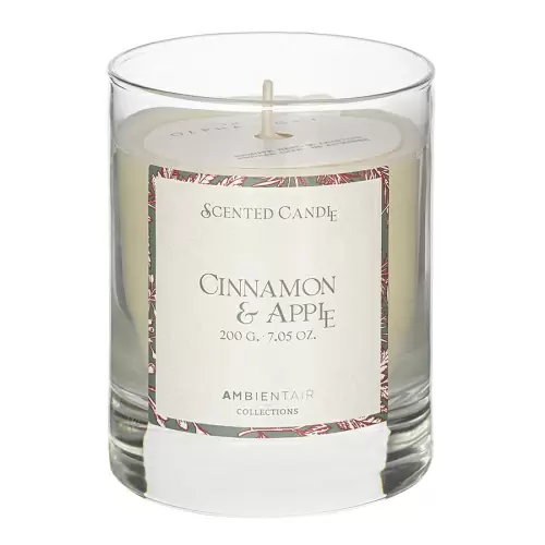 Свеча ароматическая Ambientair Gifting, Корица и яблоко (новая), 40 ч