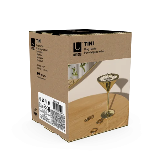 Подставка для колец Umbra Tini Martini, латунь