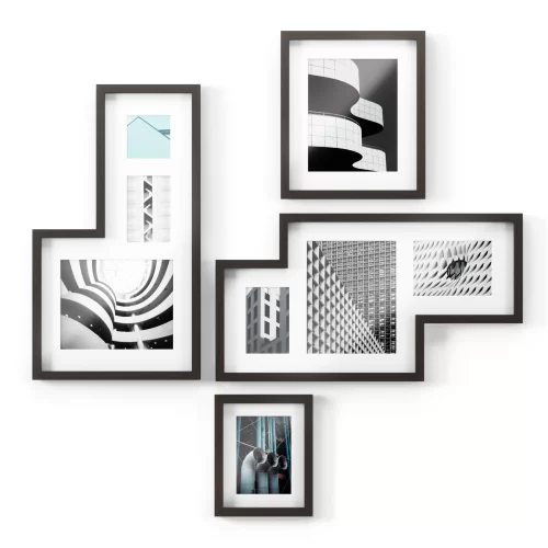 Набор фоторамок Umbra Mingle Gallery 4 шт, черный