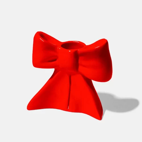 Подсвечник DOIY Bow, красный