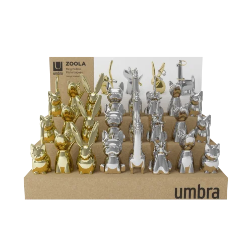 Подставка для колец Umbra Слон ZOOLA, хром