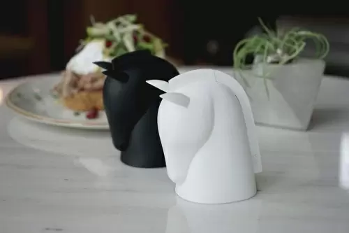 Держатель для зубочисток QUALY Unicorn, черный