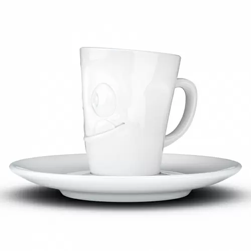 Кофейная пара Tassen Tasty 80 мл, белая