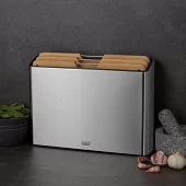 Набор бамбуковых разделочных досок Joseph Joseph Folio Steel Bamboo, 3 шт с кейсом