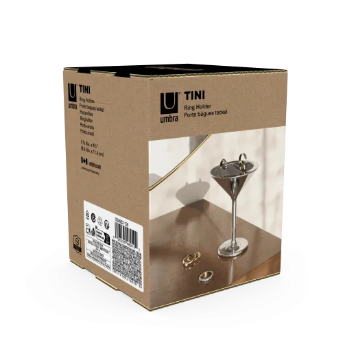 Подставка для колец Umbra Tini Martini, хром