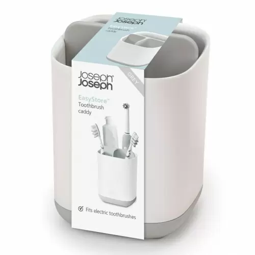 Органайзер для зубных щеток Joseph Joseph EasyStore, бело-серый