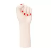Ваза для цветов Doiy Girl Power 26 см, белая