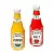 Набор из солонки и перечницы corner shop,  ketchup mustard