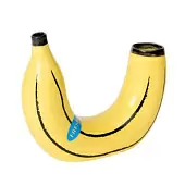 Ваза для цветов Doiy Banana 19 см, желтая