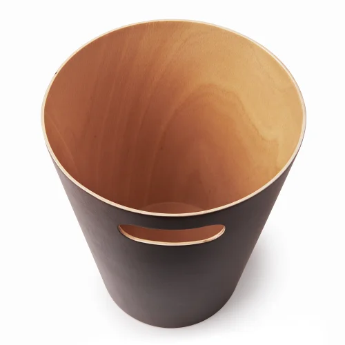 Корзина для мусора Umbra Woodrow, эспрессо