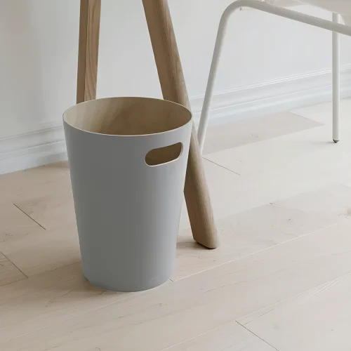 Корзина для мусора Umbra Woodrow, серая