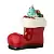 Свеча декоративная festive stocking из коллекции new year essential, 12,5 см