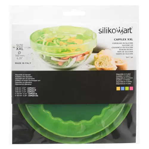 Крышка Silikomart Capflex XXL силиконовая, зеленая