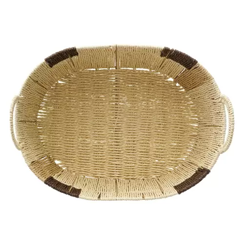 Корзина плетеная овальная bodhran chocolate из коллекции ethnic, размер s