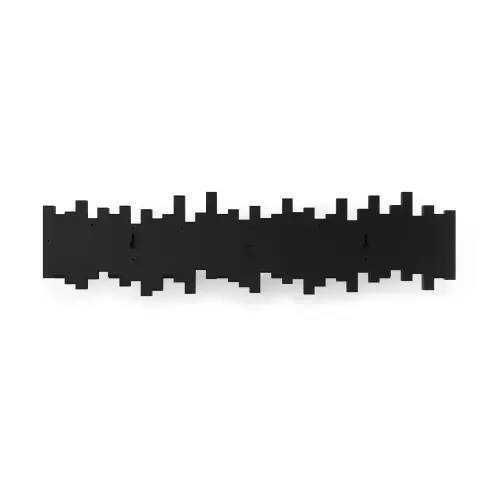 Вешалка настенная Umbra Sticks 8 крючков, черная