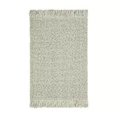 Ковер из переработанного пластика бежевого цвета из коллекции ethnic, 60х90 см
